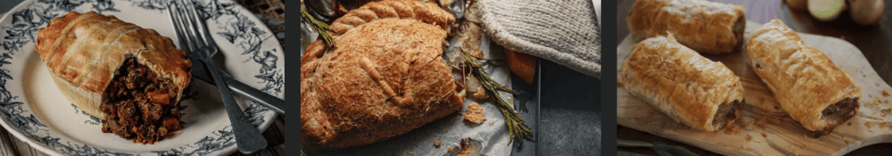 An example of some of the pies available for purchase from Chunk of Devon