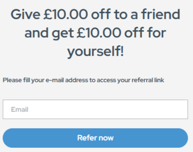 white space to enter email address