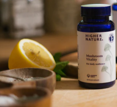 Mushroom vitality from the Higher Nature true food category