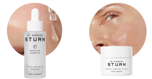 Dr. Barbara Sturm serum and fast crearm for winter collections