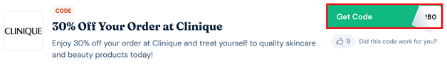 image showing the "Get Code" button