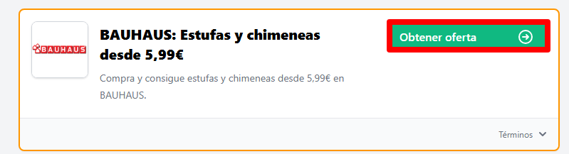 oferta de la marca