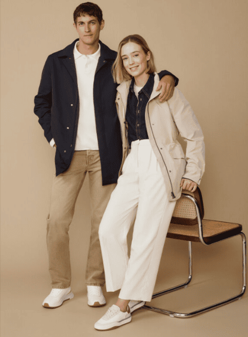 Two Geox models who save on thier breathable shoes with a Geox voucher code