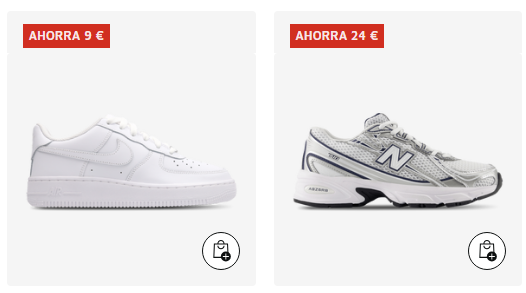 imagen de la web de foot locker de ofertas foot locker de zapatillas