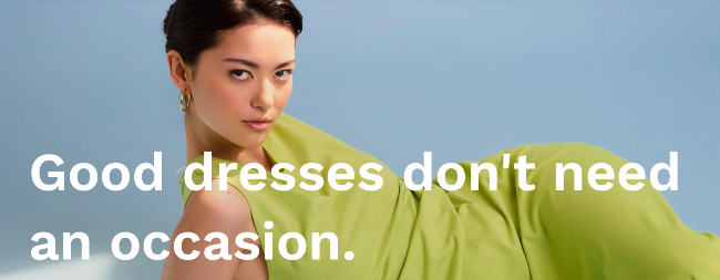 Glassworks London beautiful asian model wearing a greeen silk dress