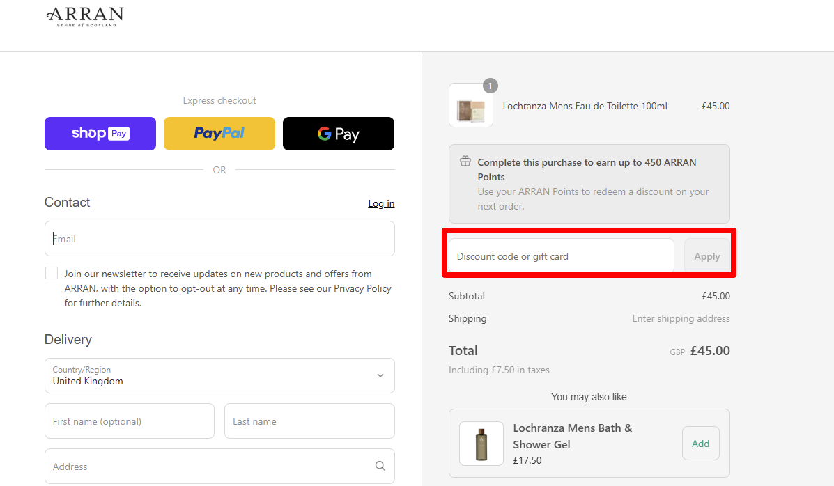 Paste your code to claim your reward