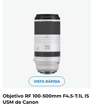 ejemplo de cámara blanca en oferta de canon con fondo gris