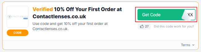 code for all customers to access 10% discount on first order
