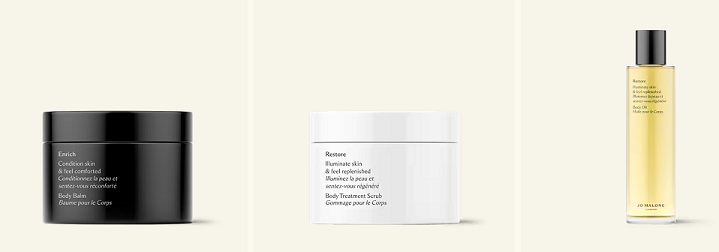 image showing some Jo Malone body care products