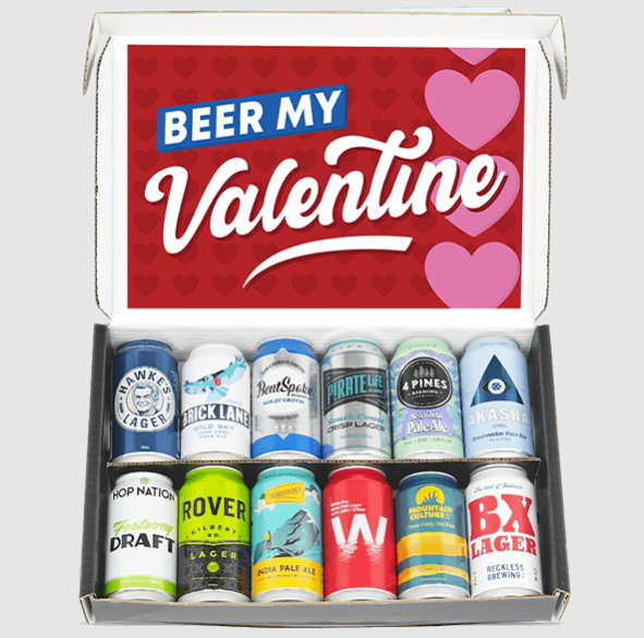 Valentine's Day gift ideas for men: Valentine's Dozen Brews - A Beer Gift Box