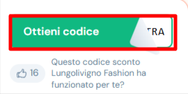codice sconto Lungolivigno Fashion da poter prelevare e utilizzare sul sito Lungolivigno Fashion per abbassare il prezzo dell'ordine