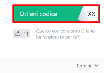 codice sconto Ditano da poter prelevare per risparmiare sul sito ufficiale Ditano