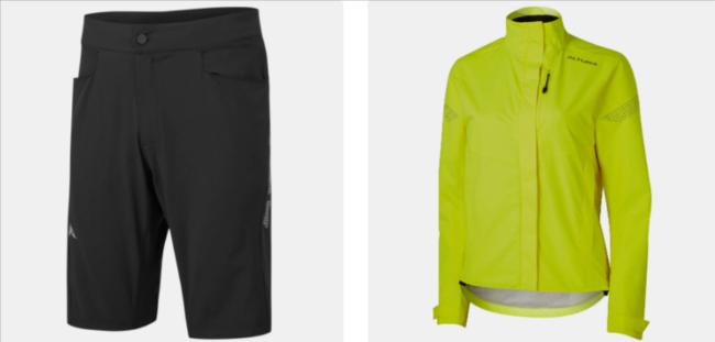 CyclingClothing Sale with a jacket for women in yellow and black pants