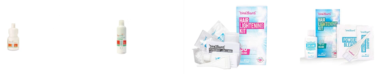 image showing some examples of the Hunt or Dye hair dye products