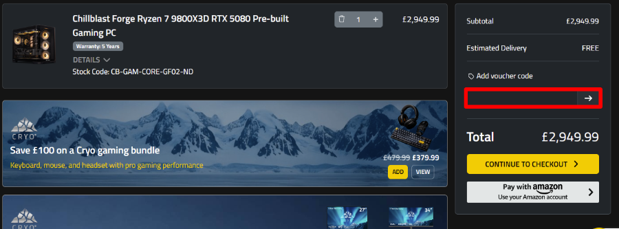 Paste your code in the red box to get your discount