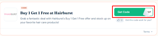 Grab a fantastic deal with Hairburst's Buy 1 Get 1 Free offer