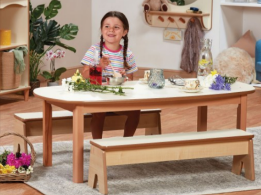 A kids dining table from Boards Direct