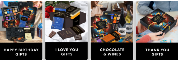 Green & Black's chocolate gift box