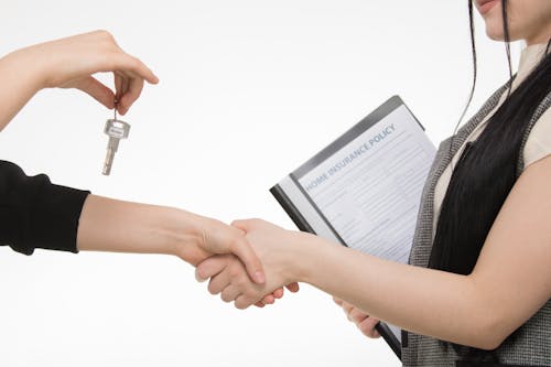 A person signing up for PlusHeat maintenance cover.
