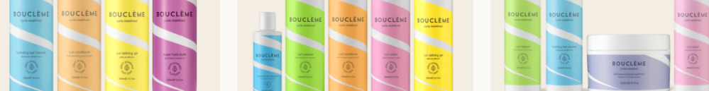 Bouclème's products that you can buy depending on your hair type