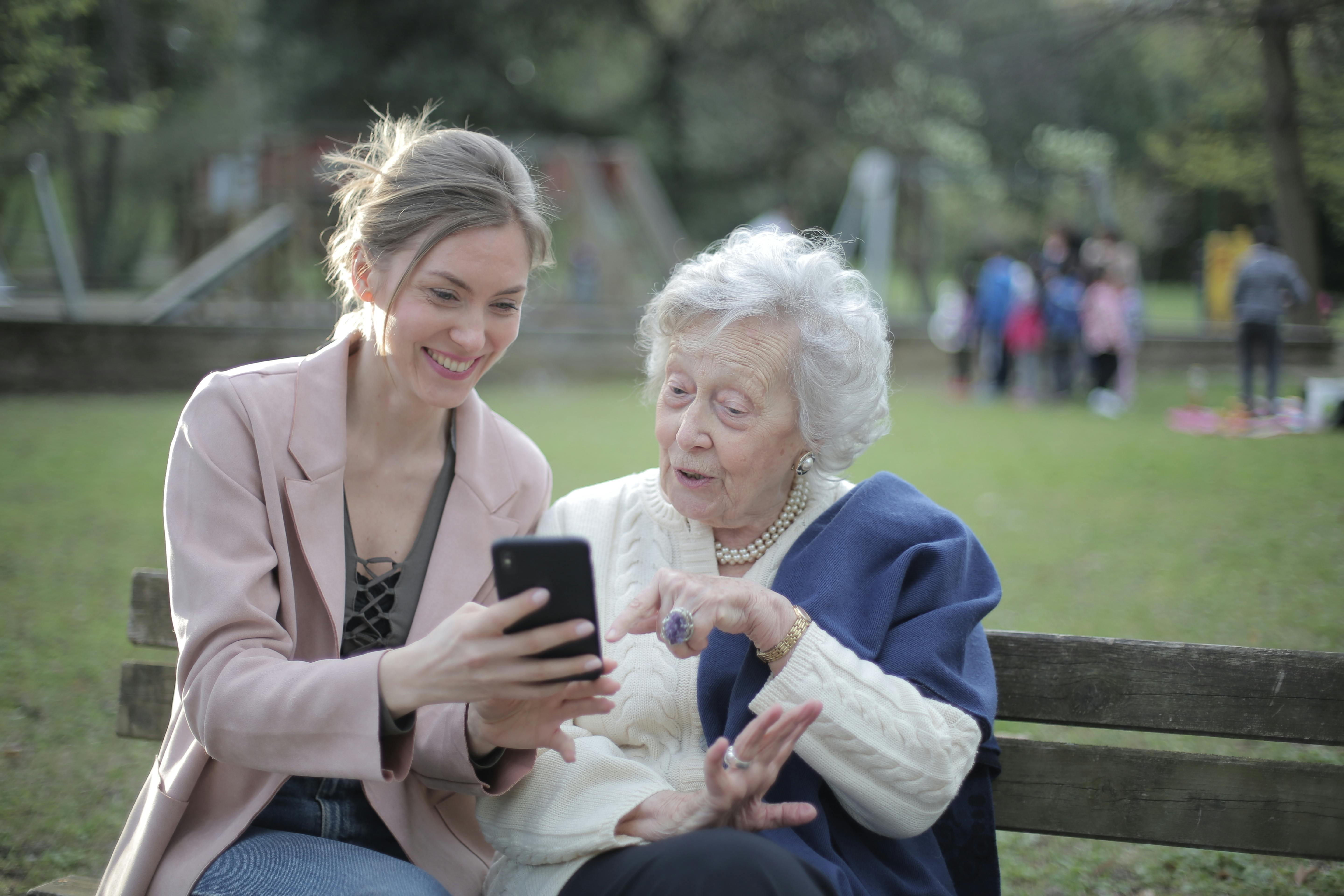 A family using the family bundle