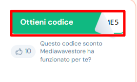 codice sconto Mediawavestore da poter prelevare per poter essere utilizzato nel sito Mediawavestore