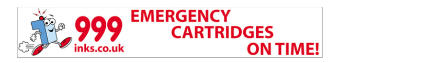 999inks logo that shows they deliver in case of an emergency