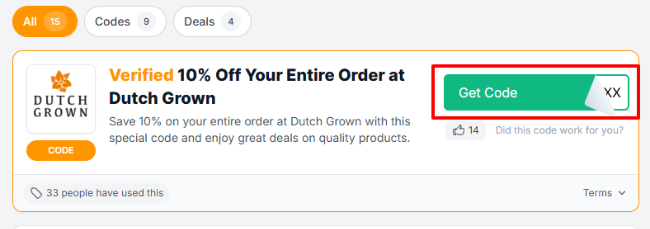 10% entire order discount for discounted flowers