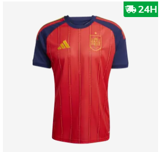imagen de la web de foot store de camiseta de fútbol española