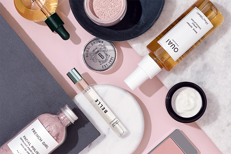 image showing some popular skincare products you can get during Vogue Online Shopping Night