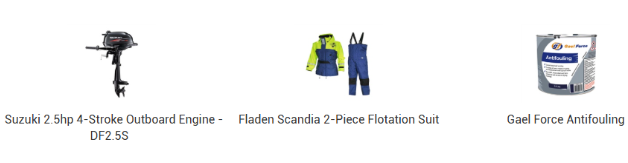 Gael Force Marine items to use the savings on