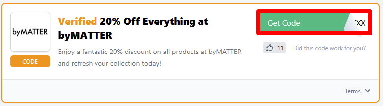 Click to get your code