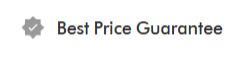 best price logo on a white background