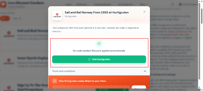 Hurtigruten offer for booking for your next adventure