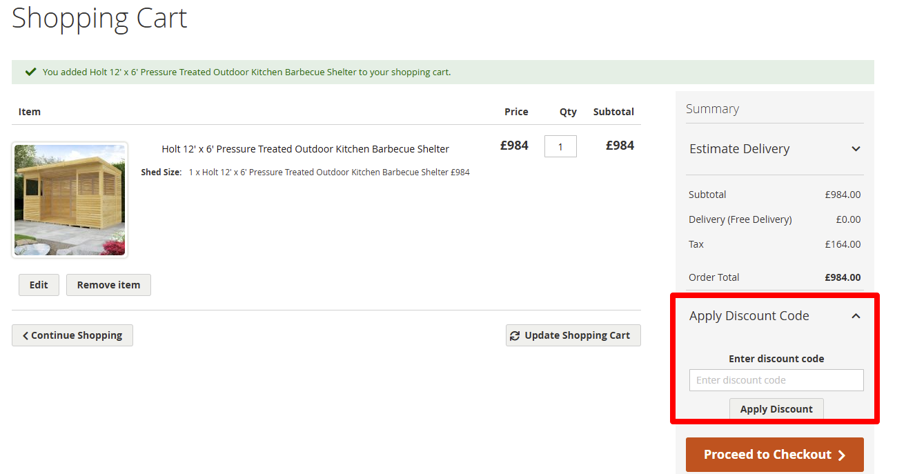 Paste your code and apply it to redeem your discount