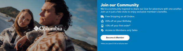 Enter your email in the box to join Columbia community