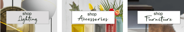 Design My World categories to shop on