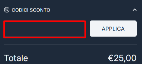 carrello del sito ufficiale Spada Roma dove poter risparmiare applicando un codice sconto Spada Roma