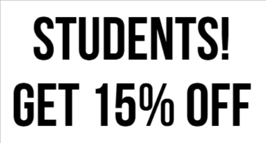 The Dickies student discount banner from their website.