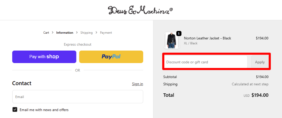 Paste your discount code to get a price slash