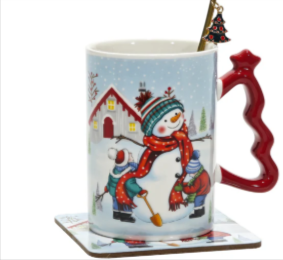 tazza natalizia da comprare in offerta con un codice sconto Happy Casa Store
