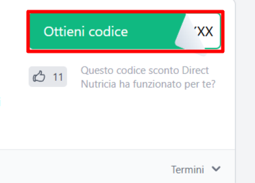 codice sconto Direct Nutricia da poter prelevare per comprare prodotti sul sito Direct Nutricia
