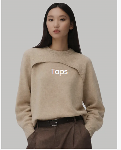 Shop for luxurious cashmere tops at GOBI