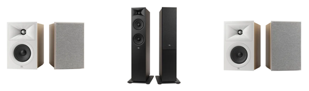 image showing JBL home audio products