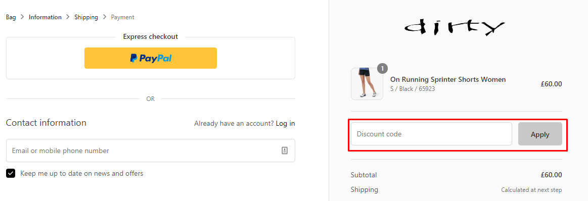 How do I use my Alive and Dirty discount code?