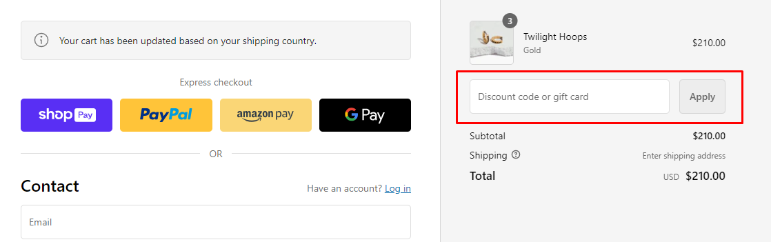 How do I use my Tini Lux discount code?