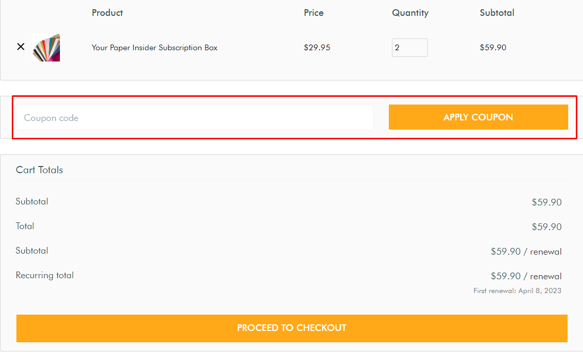 How do I use my Your Paper Insider coupon code?