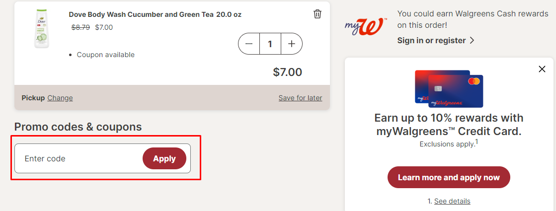 How do I use my Walgreens Photo promo code?