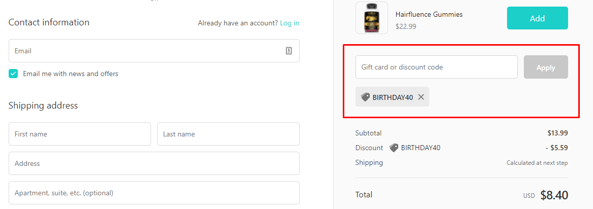 How do I use my Zhou Nutrition discount code?