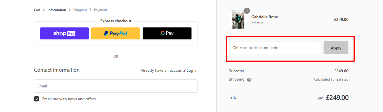 How Do I Use My Discount Code
